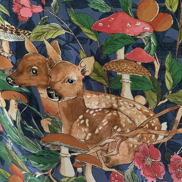 Moulinette Soeurs for Anthropologie Silk Fabled Fields Print Dress ~ Size L - Picture 6 of 12